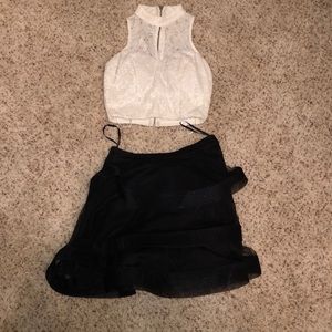 Two piece semi- formal dress